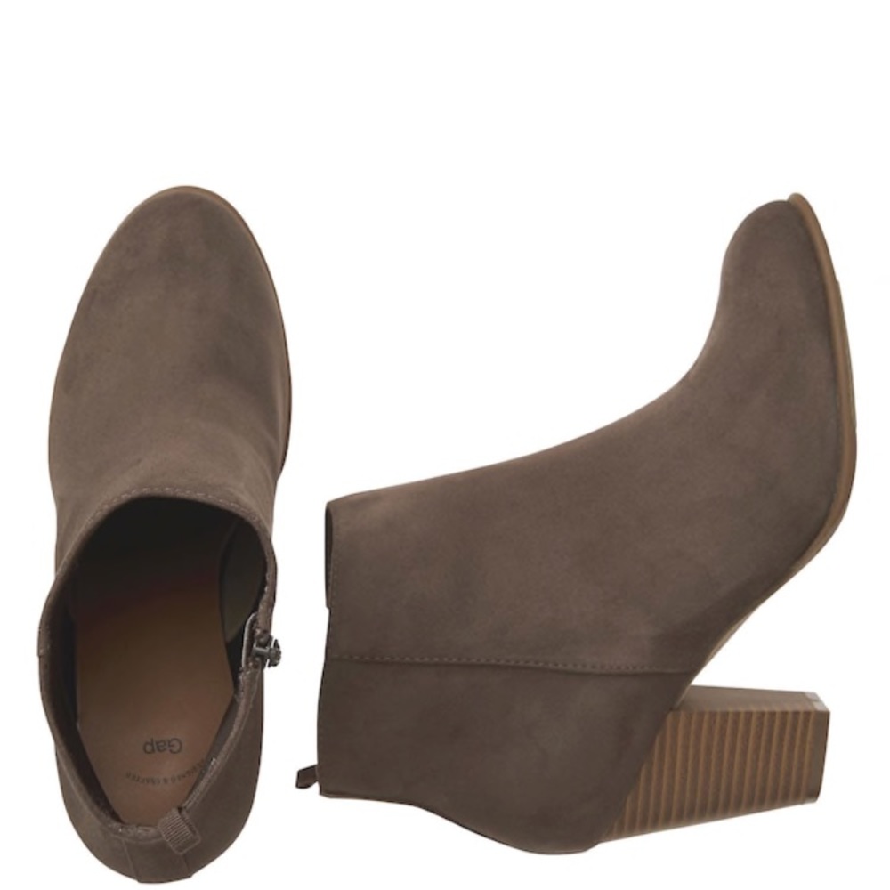 Dark grey gap booties